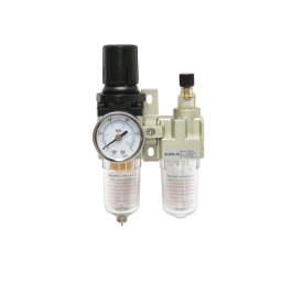Filtru aer cu ungator si regulator de presiune 1/4, max. 1 MPa