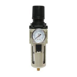 Filtru de aer cu regulator de presiune 1/2, max. 10 bar, cu manometru