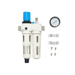 Filtru aer cu ungator si regulator de presiune 1/4, max. 1.6 MPa