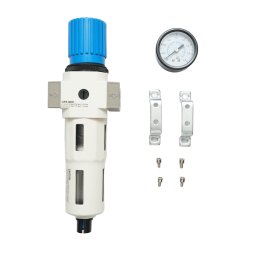 Filtru aer cu regulator de presiune 1/2, max. 16 bar, cu manometru