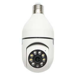 Camera de supraveghere WiFi PTZ 1080P tip bec E27 cu senzor miscare