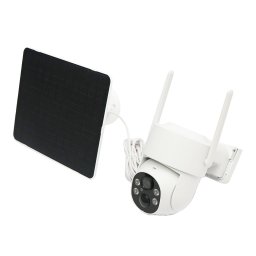 Camera de supraveghere WiFi solara 4MP PTZ rotativa cu panou 5W
