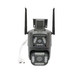 Camera de supraveghere duala 4MP PTZ, WiFi si 4G, detectie umana, V380 Pro