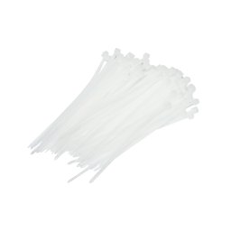 Fasete colier plastic albe 3.5x250 mm, set 100 buc, Breckner Germany