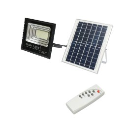 Proiector LED solar 100W cu panou 15W, telecomanda si IP67 Breckner