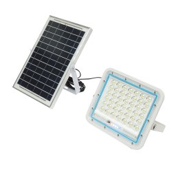 Proiector LED solar 100W cu telecomanda, baterie 5000 mAh si IP66 Breckner