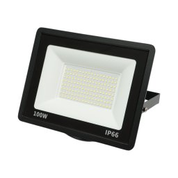 Proiector LED 100W IP66, lumina rece 6000K, exterior, Breckner Germany