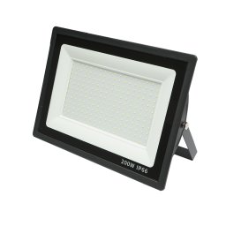 Proiector LED 200W IP66, lumina rece 6000K, exterior, Breckner Germany