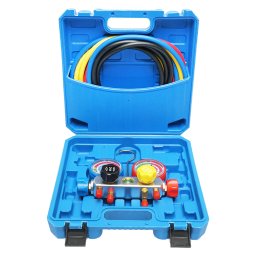 Trusa verificare instalatii aer conditionat auto pentru R22, R32, R134a si R410a