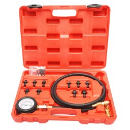 Trusa tester pentru verificarea presiunii uleiului la motor auto, 10 bar
