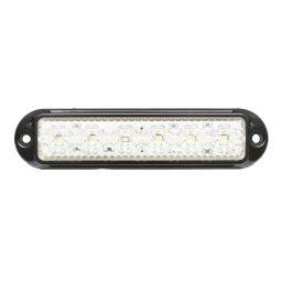 Lampa laterala de gabarit LED 12-24V alba, 155x37 mm, rama neagra Breckner Germany