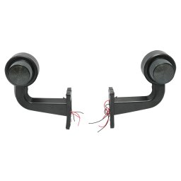 Set lampi gabarit laterale LED rosu-alb fumuriu 12-24V Breckner