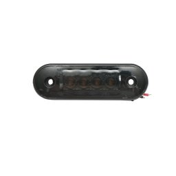 Lampa laterala de gabarit slim LED 12-24V galben fumuriu 83x27 mm Breckner Germany
