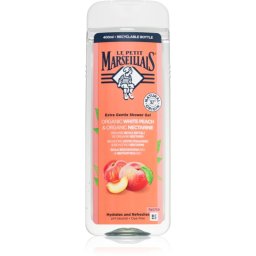 Le Petit Marseillais White Peach Bio & Nectarine Bio gel de duș mătăsos 400 ml
