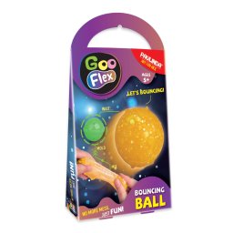 Set creativ Strigo GOO FLEX ,,CREATI-VA PROPRIA MINGE SALTAREATA", GALBENA