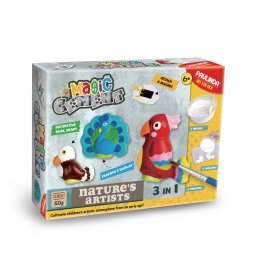 Set creativ Strigo "CIMENT MAGIC", Papagal