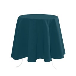 Fata De Masa Nelson 180cm Diametru, Culoare Turcoaz, 100% Poliester
