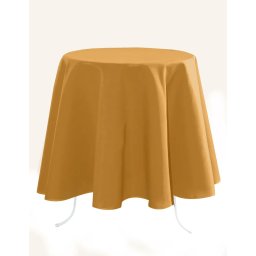 Fata De Masa Nelson 180cm Diametru, Culoare Mustar, 100% Poliester
