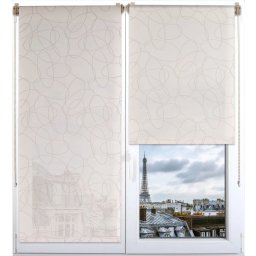 Rulou Textil Imprimat 120X180 Cm – Bej Compoziție Polyester Jaluzele