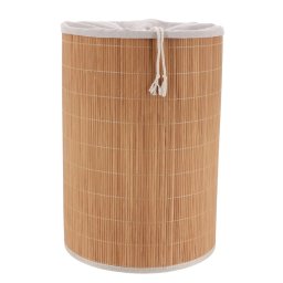 Coș Rufe Rotund, Pliabil Bambus 37,5X25X52 Cm – Bamboo / In Organizatoare Baie