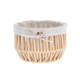 Coș Rufe Efect Sfoară Poliester / Bumbac 22X15 Cm – Bej Organizatoare Baie