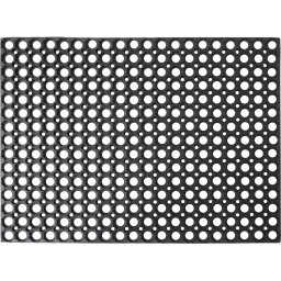 Covor Intrare 60X80 Cm – Perforat Negru Polyester+Pvc Moftx