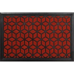 Covor Intrare 40X60 Cm – Long Island Rosu Polyester+Pvc Moftx