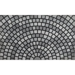 Covor Intrare 45X75 Cm – Efect Mozaic Polyester+Pvc Moftx