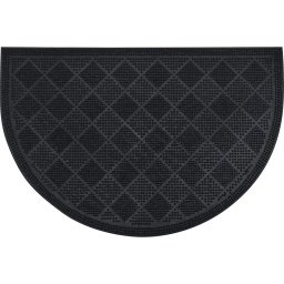 Covor Intrare 40X60 Cm – Semiluna Plin Negru Polyester+Pvc Moftx