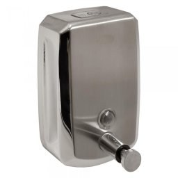 Dozator Sapun Satinat Este Prevazut cu Vizor Nivel si Inchidere cu Cheie Capacitate :800 Ml Inox
