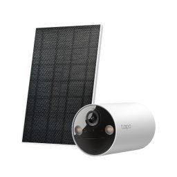 Kit 4 camere supraveghere IP WiFi TP-Link Tapo C410, 2K 3MP, IR 9.1m, lentila fixa 3.17mm, microfon si difuzor, alarma sonora, baterie 6400mAh, microSD 512GB, IP65