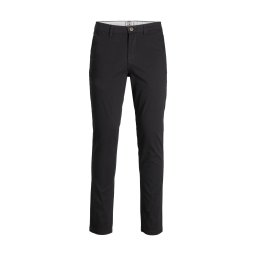 Jack & Jones, Pantaloni chino, barbati, JPSTOLLIE, Regular fit, Negru (SELECTATI MARIMEA: 30, SELECTATI LUNGIMEA: 34)