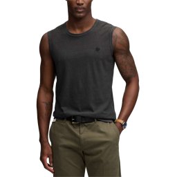 SUPERDRY T-shirt D3 Ovin Classic Cotton Linen Tank M6010954A hi3 chrome grey