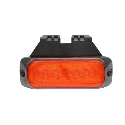 Lampa laterala de gabarit LED cu suport 12-24V, galbena, 132x46 mm, Breckner Germany