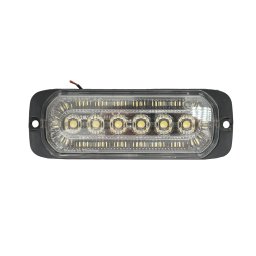Lampa laterala de gabarit LED 12-24V, alba intermitenta, 132x46 mm Breckner