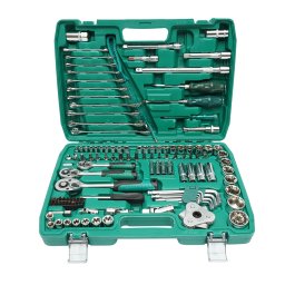 Trusa chei tubulare 121 piese cu clichet, Torx si imbus Breckner Germany
