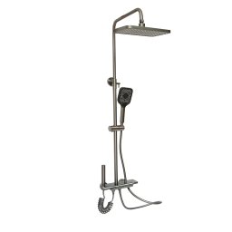 Set de dus termostatat multifunctional cu afisaj digital, 4 functii, gri