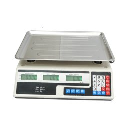 Cantar electronic 40 kg cu ecran LCD si baterie reincarcabila Breckner