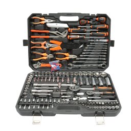 Trusa de scule 160 piese cu chei tubulare, biti si torx Breckner Germany