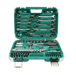 Trusa chei tubulare 4-32 mm si chei combinate 82 piese Breckner