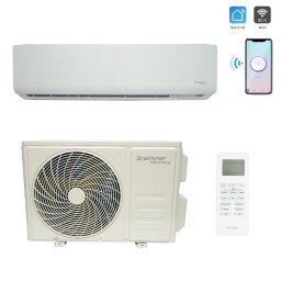 Aparat de aer conditionat inverter 9000 BTU Wi-Fi, incalzire, kit inclus