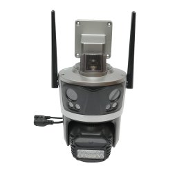 Camera de supraveghere WiFi PTZ 8MP cu 3 lentile si detectie umana