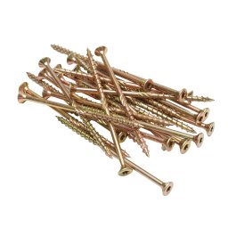 Surub pentru lemn autofiletant 6x120 mm TX30, cap înecat, 100 buc