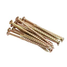 Surub autofiletant pentru lemn 8x140 mm TX40, cap înecat, 50 bucati