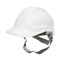 Casca ventilata reglabila 51-63cm alba Crownman