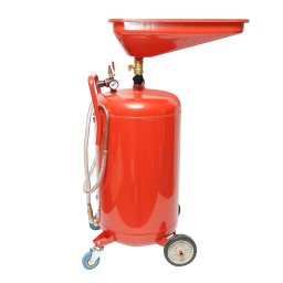 Recuperator de ulei uzat 80L cu palnie si sistem de golire pneumatica