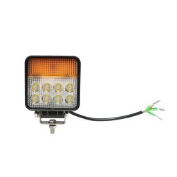 Proiector LED auto 48W cu semnalizare, 3 functii, 12-48V, carcasa aluminiu