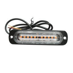 Lampa gabarit LED galbena 12-24V, 10W, 10 LED-uri, 110x30x10 mm