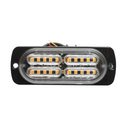 Lampa gabarit LED galbena 12-24V, 20 LED-uri, 110x40x12 mm