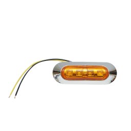 Lampa de gabarit laterala LED 24V galbena, 93x32x15 mm